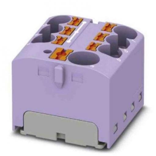 Phoenix Contact Distribuční blok, počet cest: 7, 450 V 32A Fialová