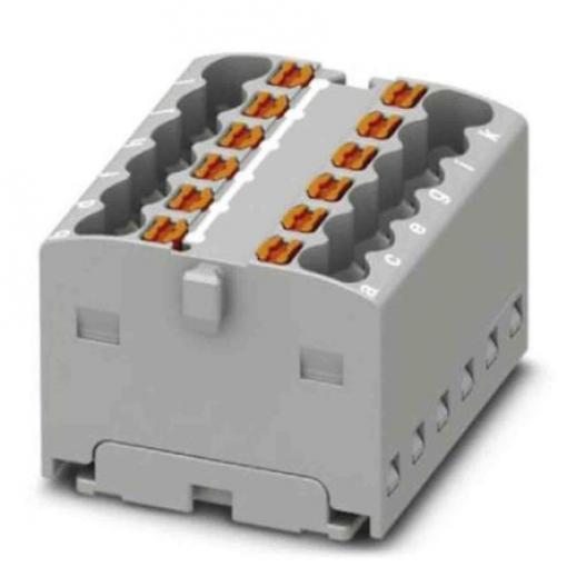 Phoenix Contact Distribuční blok, počet cest: 12, 450 V 17.5A Šedá