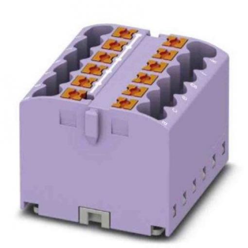 Phoenix Contact Distribuční blok, počet cest: 12, 450 V 24A Fialová