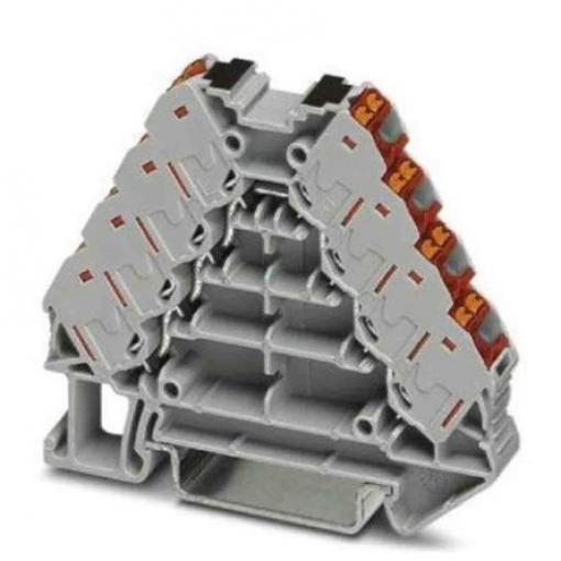 Phoenix Contact Distribuční blok, počet cest: 16, 250 V 17.5A Šedá