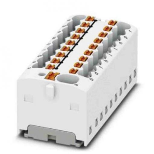 Phoenix Contact Distribuční blok, počet cest: 19, 450 V 17.5A Bílá