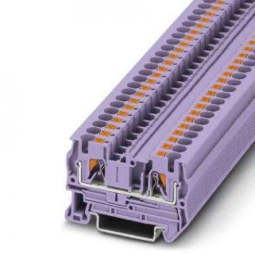 Phoenix Contact Napájení přes svorkovnici 3211761, řada: PT 4, 800 V Fialová 0.2 to 6 mm² 1 Zásuvný IECEx/ATEX