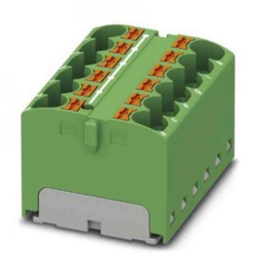 Phoenix Contact Distribuční blok, počet cest: 12, 450 V 32A Zelená