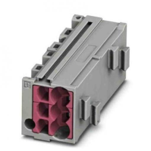Phoenix Contact Zásuvný blok Terminal, řada: FTMC 0.14 to 2.5 mm², Lišta DIN Šedá, počet cest: 1 17.5A, 14/26 AWG, 500 V