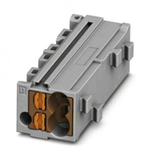 Phoenix Contact Zásuvný blok Terminal, řada: PTMC 0.14 to 2.5 mm², Lišta DIN Šedá, počet cest: 1 17.5A, 14/26 AWG, 500 V