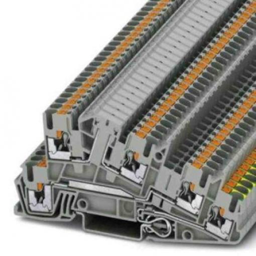 Phoenix Contact Svorkovnice pro montáž na lištu DIN 3213959, řada: PTI, 400 V Šedá 0.14 to 4 mm² 3 Zásuvný