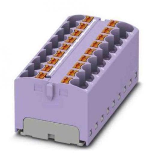 Phoenix Contact Distribuční blok, počet cest: 18, 450 V 32A Fialová