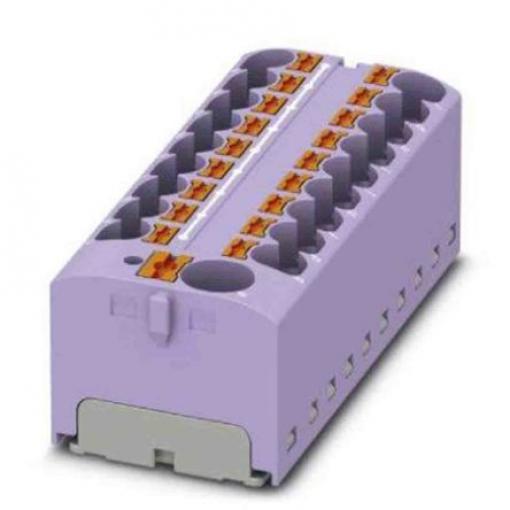 Phoenix Contact Distribuční blok, počet cest: 19, 450 V 32A Fialová