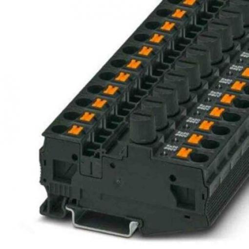 Phoenix Contact Modulární pojistková svorkovnice 3025044, řada: PT, 1000 V Černá 0.5 to 10 mm² 1 Zásuvný ATEX, IECEx