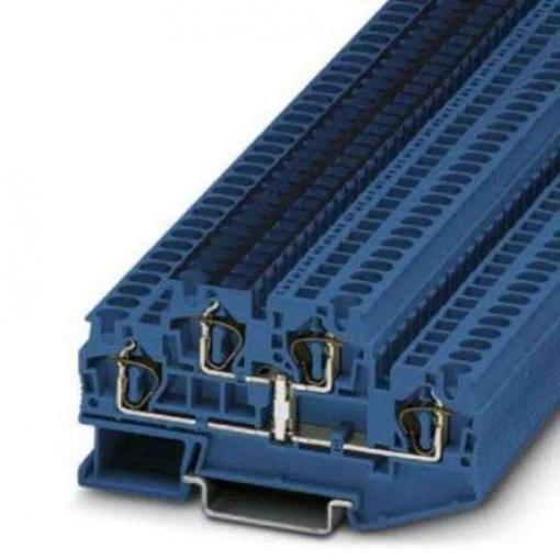 Phoenix Contact Svorkovnice s dvojitou úrovní 3035593, řada: STTB, 800 V Modrá 0.08 to 6 mm² 2 Pružinová svorka ATEX,