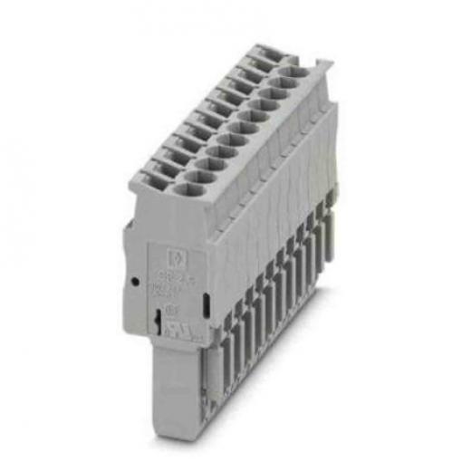 Phoenix Contact Zásuvný blok Terminal, řada: Combi Pluggable Solutions, rozteč: 5.2 mm, počet kontaktů: 12, Šedá