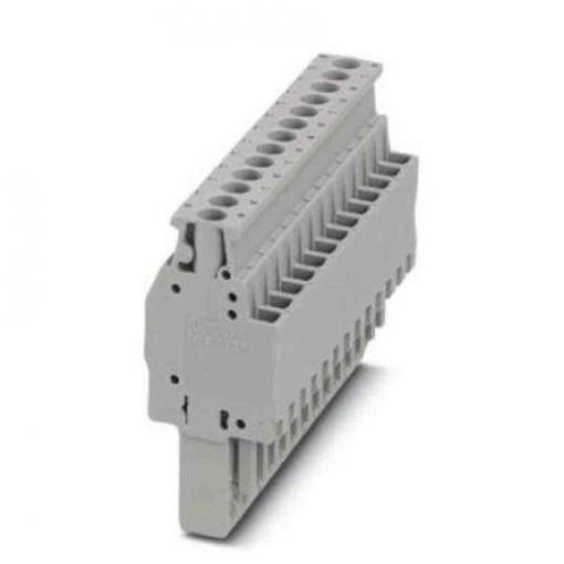 Phoenix Contact Zásuvný blok Terminal, řada: Combi Pluggable Solutions, rozteč: 5.2 mm, počet kontaktů: 13, Šedá