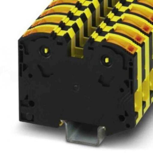 Phoenix Contact Svorkovnice na lištu DIN bez pojistky 3212081, řada: PTPOWER 35, 1000 V Černá, Žlutá 2.5 to 35 mm² 1