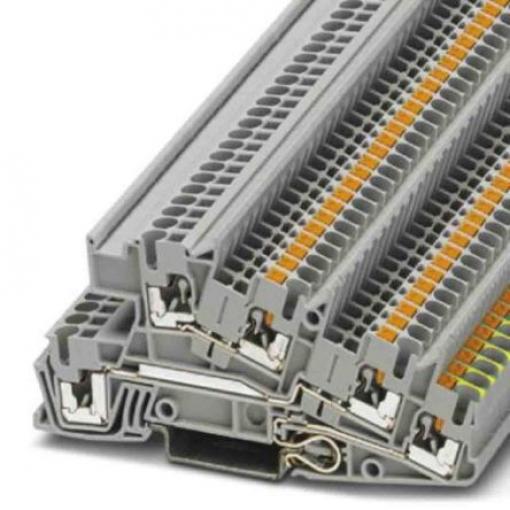 Phoenix Contact Svorkovnice pro montáž na lištu DIN 3213937, řada: PTI, 400 V Šedá 0.14 to 4 mm² 3 Zásuvný