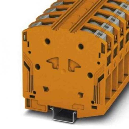Phoenix Contact Svorkovnice na lištu DIN bez pojistky 3260069, řada: PTPOWER 50, 1000, 1500 V ac, V dc Oranžová 10 to 70