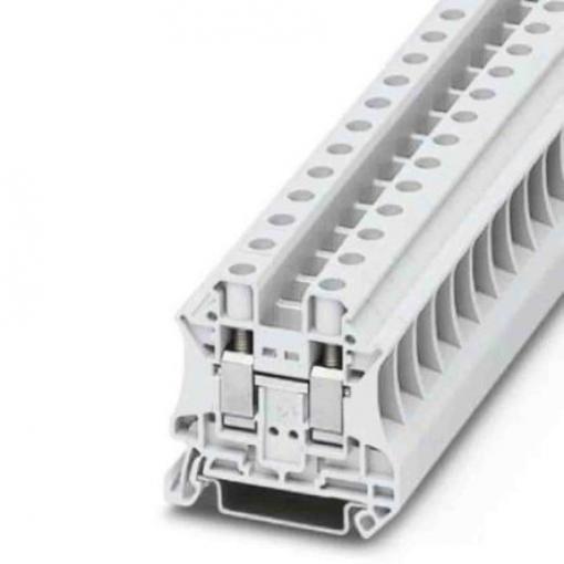 Phoenix Contact Napájení přes svorkovnici 3046317, řada: UT 10, 1 kV Bílá 0.5 to 16 mm² 1 Šroubová IECEx/ATEX