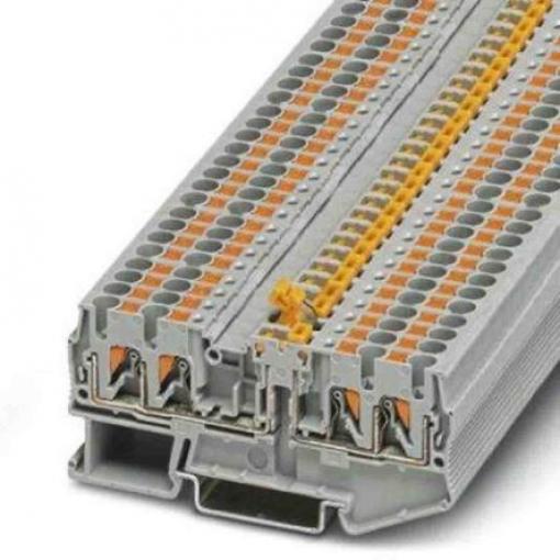 Phoenix Contact Svorkovnice odpojitelná nožem 3270085, řada: PTC, 400 V Šedá 0.14 to 4 mm² 1 Zásuvný ATEX, IECEx