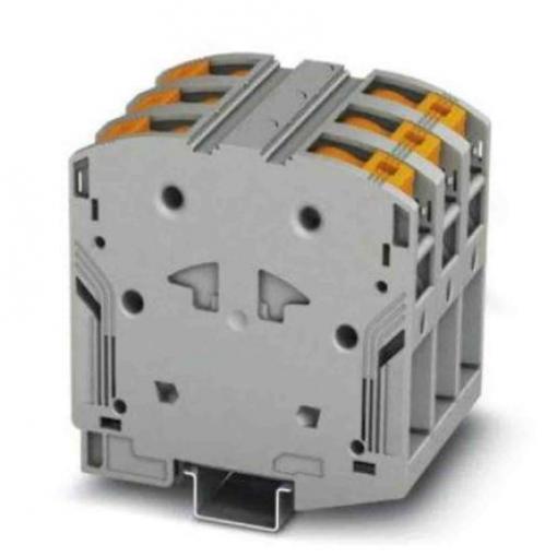 Phoenix Contact Svorkovnice na lištu DIN bez pojistky 3260109, řada: PTPOWER 95, 1000, 1500 V ac, V dc Šedá 25 to 95 mm²