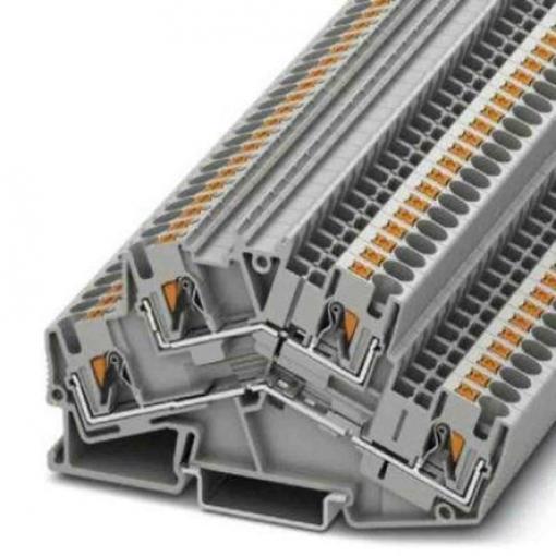 Phoenix Contact Svorkovnice s dvojitou úrovní 3211832, řada: PTTBS, 800 V Šedá 0.2 to 6 mm² 2 Zásuvný ATEX, IECEx