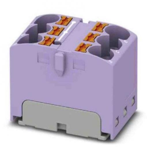 Phoenix Contact Distribuční blok, počet cest: 6, 450 V 32A Fialová