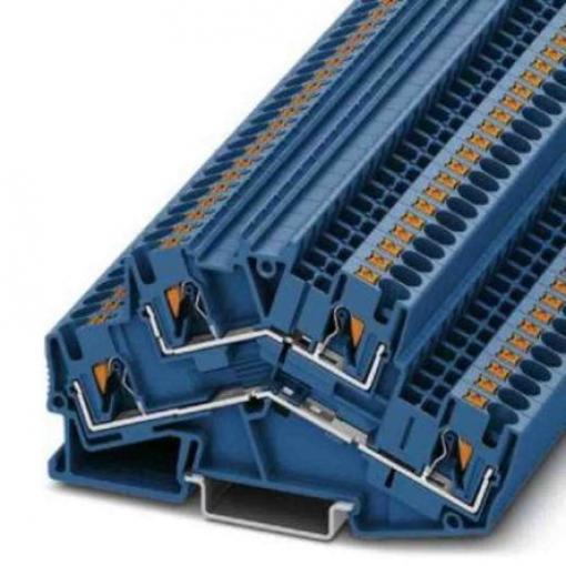 Phoenix Contact Svorkovnice s dvojitou úrovní 3211838, řada: PTTBS, 800 V Modrá 0.2 to 6 mm² 2 Zásuvný IECEx, ATEX