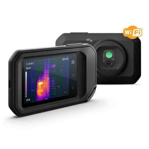Termokamera s WiFi, přesnost: ±3 °C Automatické snímání na kameře Indikátor úrovně baterie 24 mm 24 mm 160 x 120 pixel