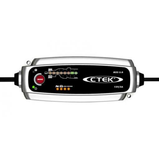 Nabíječka baterií MXS 5.0 MXS 5.0 CTEK Olověné 12 V 14.4V, 14.7 V, 15.8 V 5 A Velká Británie Automobilový