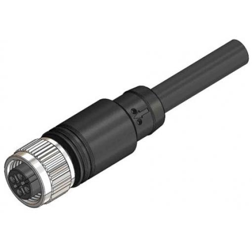 Kabel, A: M12 4, B: Bez koncovky, 250V, IP67, řada: CBF12 RS PRO 10 m