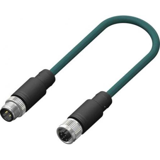 Kabel ovladače snímače, A: Vnitřní, A: Rovný 4, B: Přímý, B: Vnější, 250V 4, IP67, řada: CDF12 RS PRO 2 m