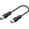 Kulatý konektor, A: M8 samice, B: USB typu A, 30V, IP67, řada: CDF08 RS PRO 5 m