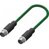Kabel ovladače snímače, A: Vnější, A: Rovný 4, B: M12, B: Vnější, 250V 4, IP67, řada: CDM12 RS PRO 10 m