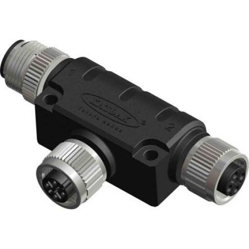 RS PRO Přípojka, orientace těla: Pravý úhel 1 M12, 85 °C 2, -25 °C M12, IP67