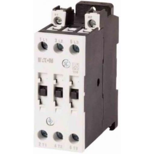 Eaton Stykač napětí ve vinutí 24V dc 3pólový 25 A 660V 11 kW s 3 NO kontakty 24V dc Řízení motoru, rozsah: DILMT7 3P