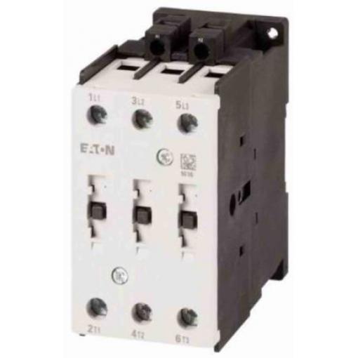 Eaton Stykač napětí ve vinutí 24V dc 3pólový 65 A 690V 30 kW s 3 NO kontakty 24V dc Řízení motoru, rozsah: DILMT7 3P