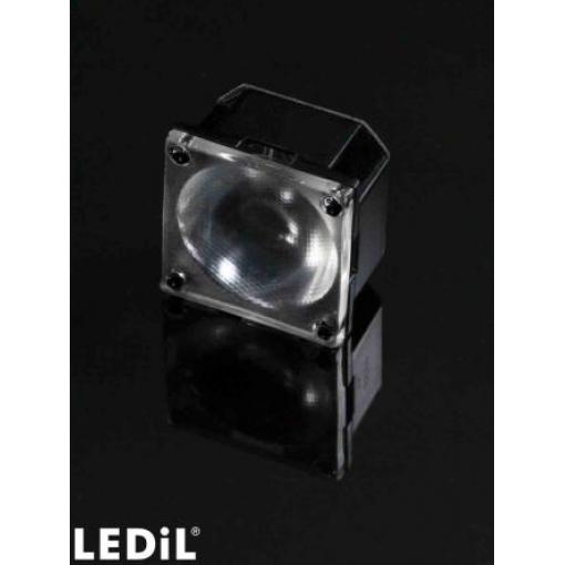 Čočka LED, řada: ZORYA asymetrické vyzařování 340 ° Čirá Silikon Kopule Ledil