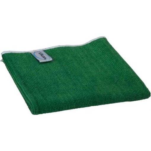Vikan Hadry, Basic Microfibre Cloth, Zelená Mikrovlákno, Všeobecný úklid Suché/mokré Krabice, počet ubrousků: 5 V balení