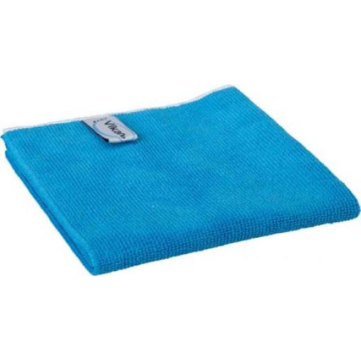 Vikan Hadry, Basic Microfibre Cloth, Modrá Mikrovlákno, Všeobecný úklid Suché/mokré Krabice, počet ubrousků: 5 V balení