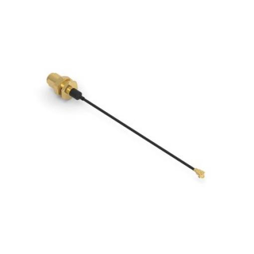 Koaxiální kabel, řada: SMA, UMCC RF, Černá Fluorovaný ethylenpropylen, vnější průměr: 1.37 mm OD 200 mm 50 Ω TE