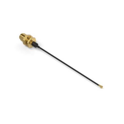 Koaxiální kabel, řada: SMA, UMCC RF, Černá Fluorovaný ethylenpropylen, vnější průměr: 1.13 mm OD 200 mm 50 Ω TE