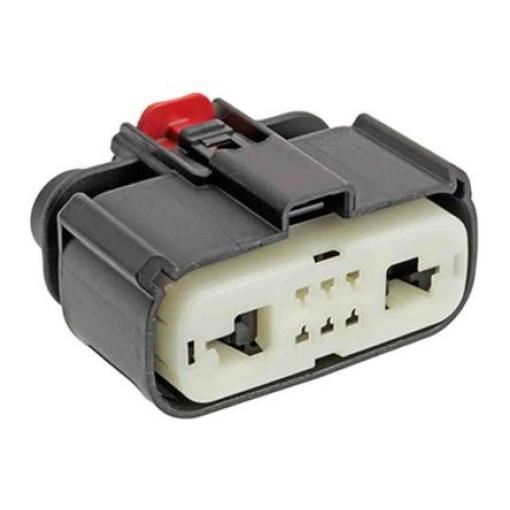 Molex Ochranný kryt konektoru, počet kontaktů: 8 barva Černá, Vnitřní, Kabel, řada: 160078 Krimpovací, IP67 1600783006,