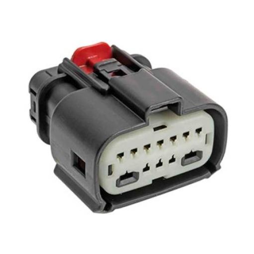 Molex Ochranný kryt konektoru, počet kontaktů: 12 barva Černá, Vnitřní, Kabel, řada: 160111 Krimpovací, IP67 1601116006,