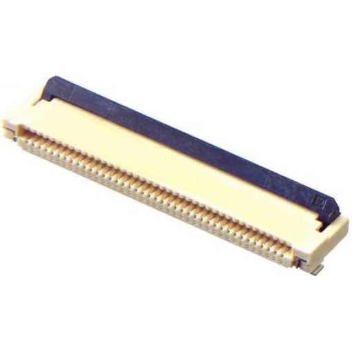 Omron Konektor FPC, řada: XF2M, počet kontaktů: 6, rozteč: 0.5 mm Vnitřní, orientace těla: Pravý úhel, Montáž na plošný