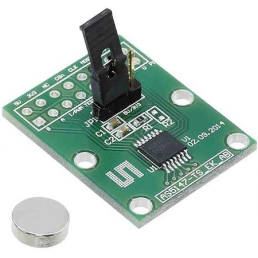 ams OSRAM, standard: AEC-Q100 Adaptérová deska Eval Kit AS5147-TS_EK_AB Povrch, SPI, počet kolíků: 16 kolíkový, TSSOP,