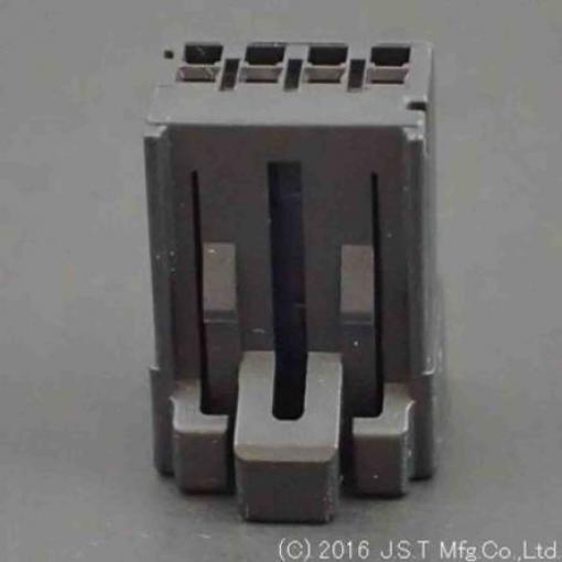 JST Pouzdro pro konektor PCB, řada: J2000 Vnitřní, rozteč: 2.5 mm, počet kontaktů: 4, počet řad: 1, orientace těla: