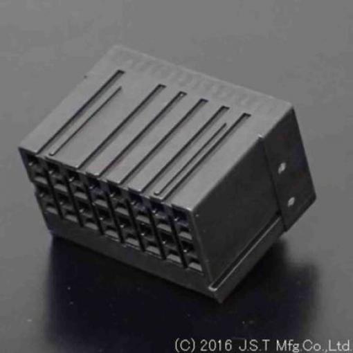 JST Pouzdro pro konektor PCB, řada: J2000 Vnitřní, rozteč: 2.5 mm, počet kontaktů: 16, počet řad: 2, orientace těla:
