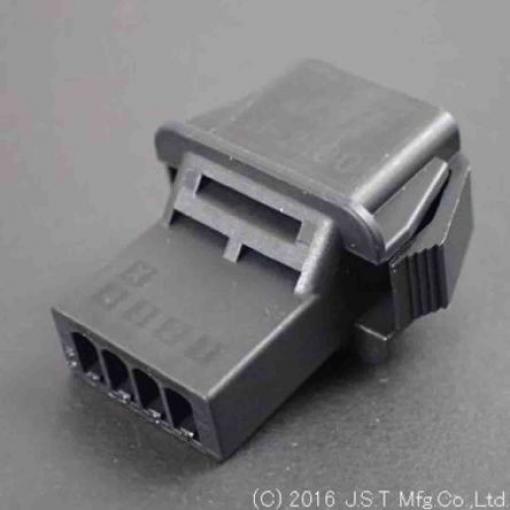 JST Pouzdro pro konektor PCB, řada: J2000 Vnitřní, rozteč: 2.5 mm, počet kontaktů: 4, počet řad: 1, orientace těla: