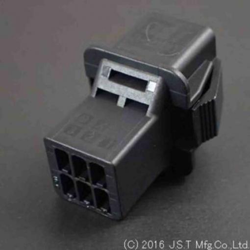 JST Pouzdro pro konektor PCB, řada: J2000 Vnitřní, rozteč: 2.5 mm, počet kontaktů: 6, počet řad: 2, orientace těla: