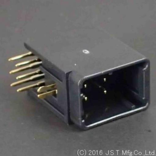 JST Konektor PCB, řada: JFA J2000, Vodič-deska, počet kontaktů: 6, počet řad: 2, rozteč: 2.5 mm, orientace těla: Pravý