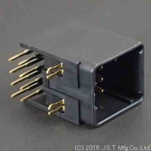 JST Konektor PCB, řada: JFA J2000, Vodič-deska, počet kontaktů: 8, počet řad: 2, rozteč: 2.5 mm, orientace těla: Pravý