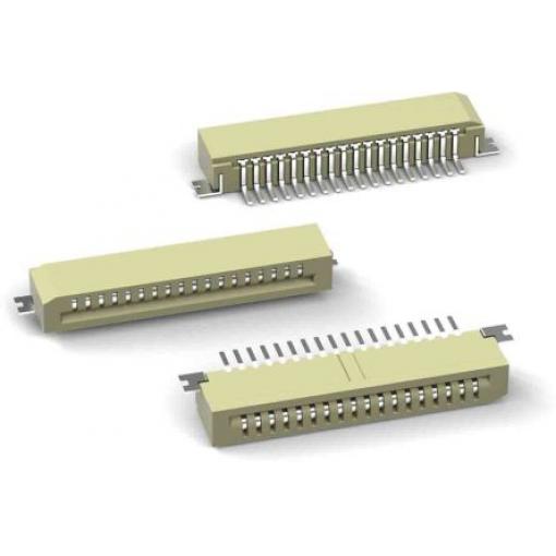 Wurth Elektronik Konektor PCB, řada: WR-FPC, Vodič-deska, počet kontaktů: 22, počet řad: 1, rozteč: 1 mm, orientace